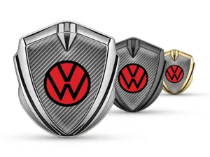 VW Insignias de Coche Diseño Pro Montaje Acero Inoxidable